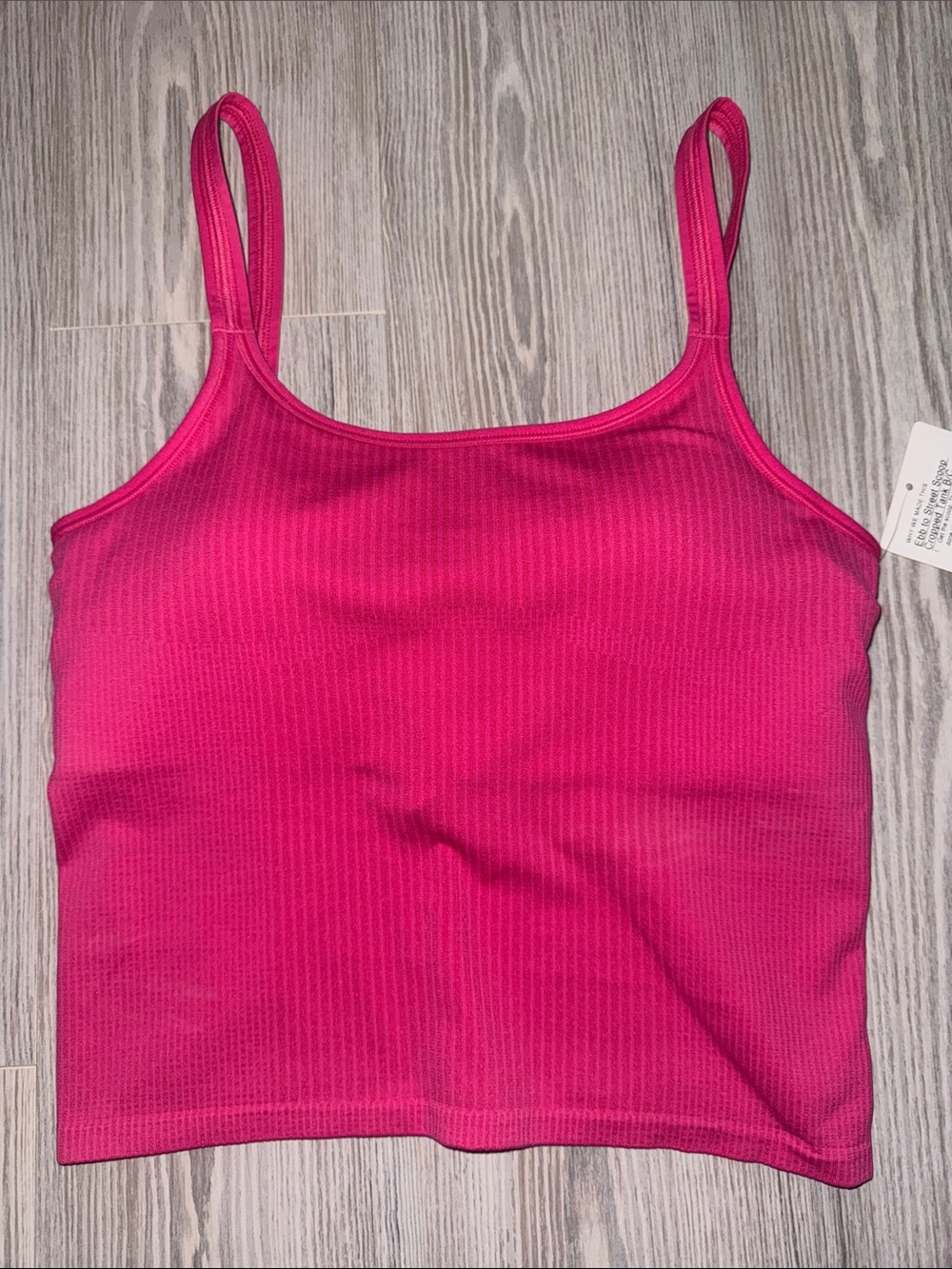 Lululemon Ebb to Street scoop crop tank sz 8